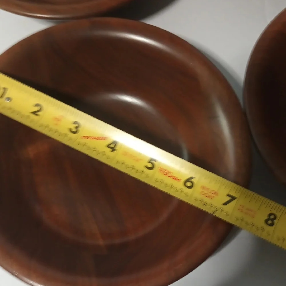 Elegant Brown Wooden Dinnerware Set